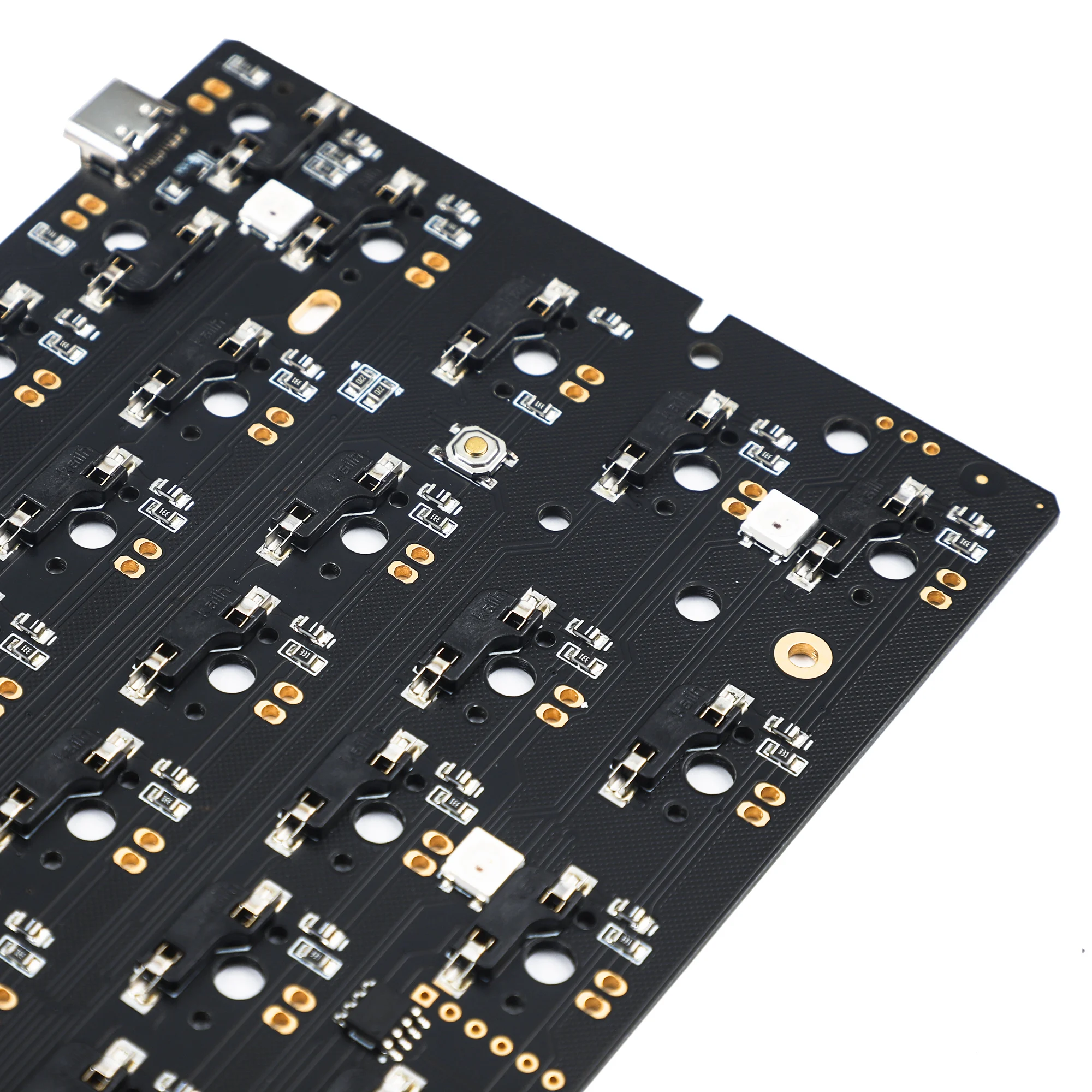 Ymdk Minila Via Qmk Quente Swappable Kailh Socket 60 Pwb Totalmente Programável - Imagem 6