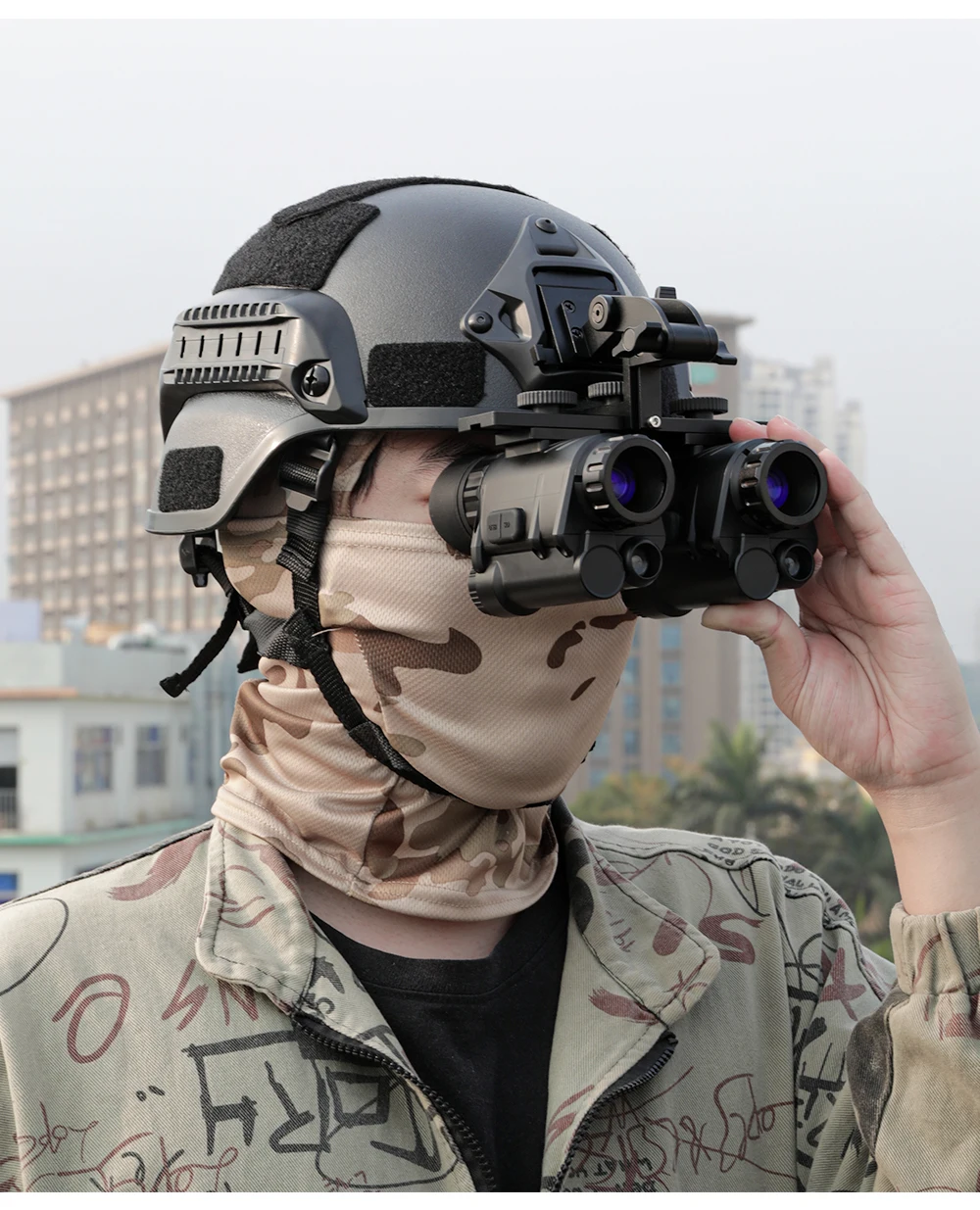 個人装備 NVG-10 Nvg10およびnvg30双眼ブリッジマウント、統合ナイトビジョンゴーグル