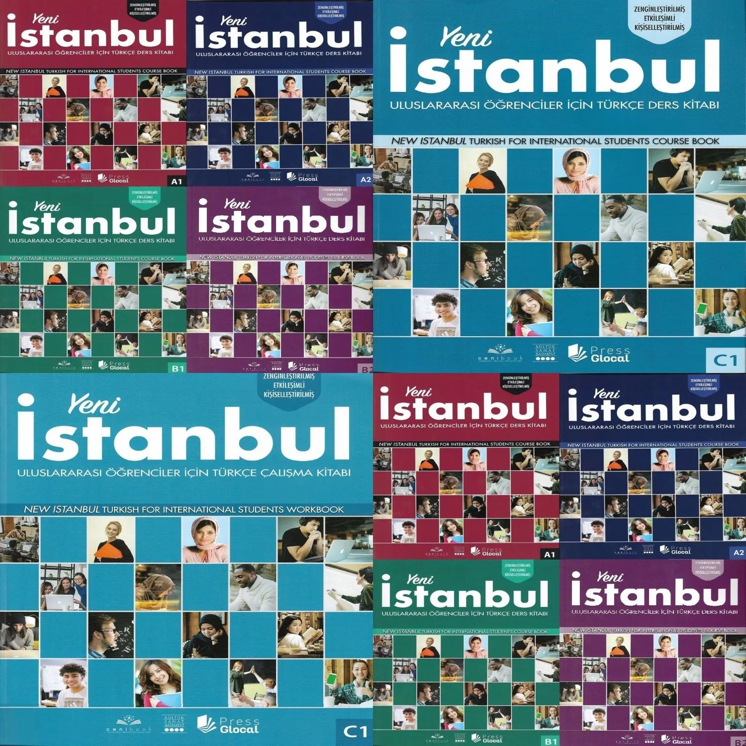 2 Book For Foreigners Turkish Language Learning New B2 Course Work Qr Code Complete Full Set Quick Information Gift Letter Word Sentences Yabancılar İ&ccedil;in T&uuml;rk&ccedil;e &Ouml;ğrenme Kitabı Seti