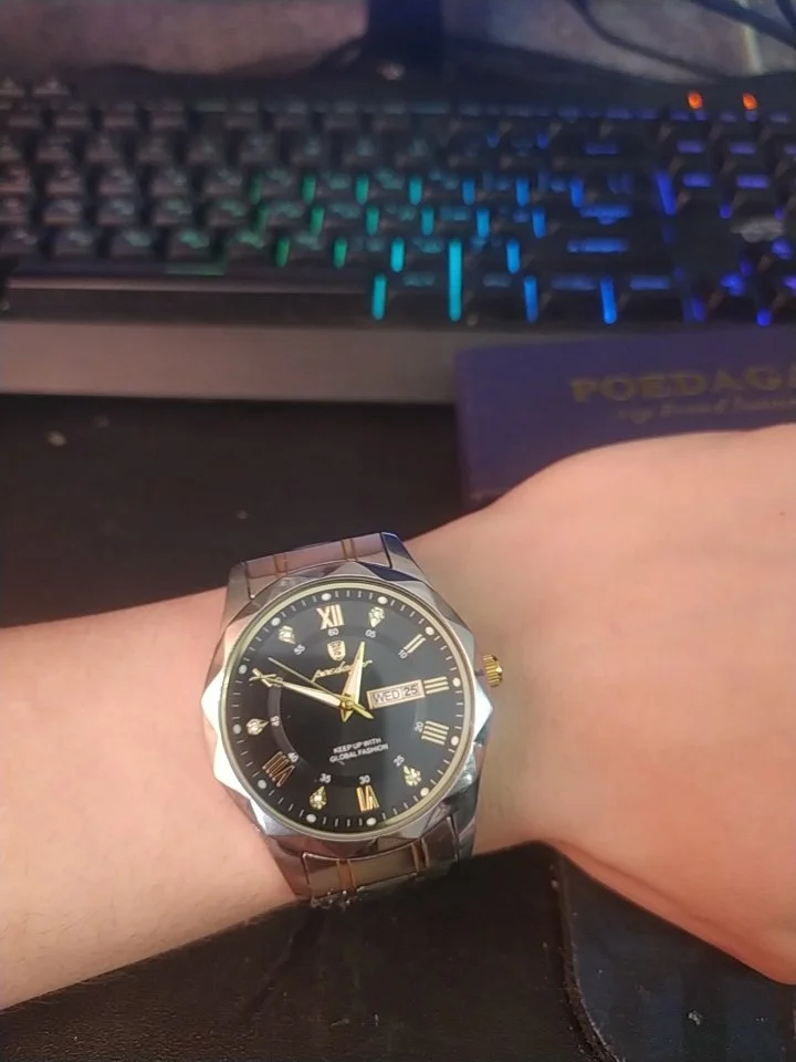 POEDAGAR Luxury Man Wristwatch photo review