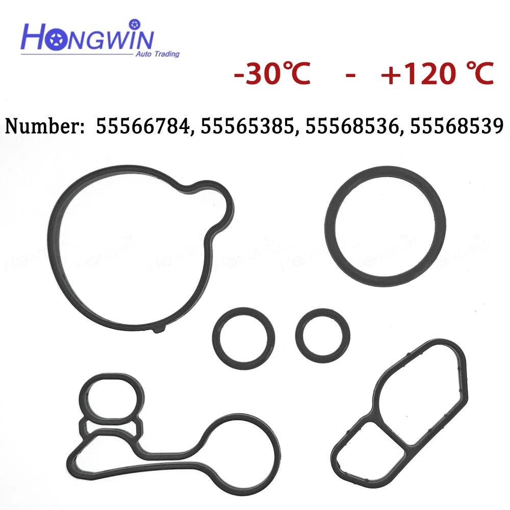 NEW Oil Cooler Seals Kit For Holden JH 1.4L A14NET Turbo Barina TM MJ 1.4L Trax TJ 55566784, 55565385, 55568536, 55568539 oil cooler kit