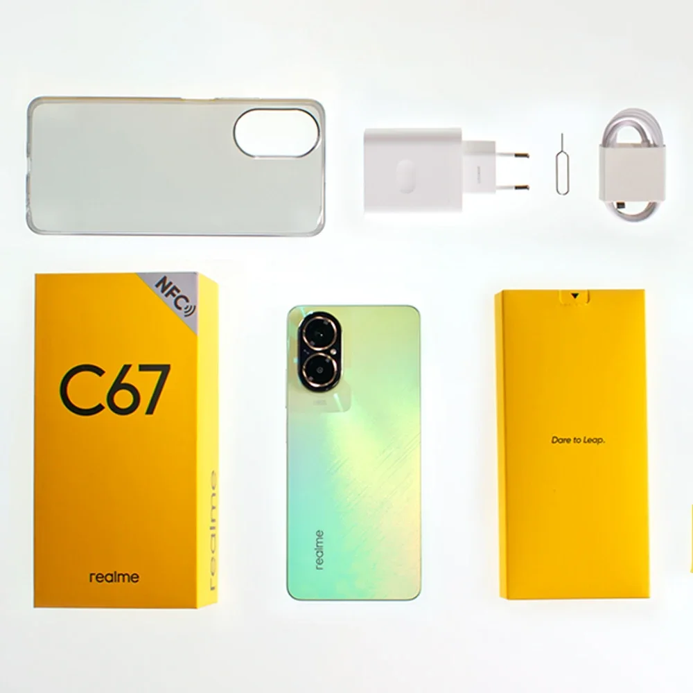 Câmera AI Realme-C67 108MP, Snapdragon 685, Processador Octa Core, Tela 6,72 