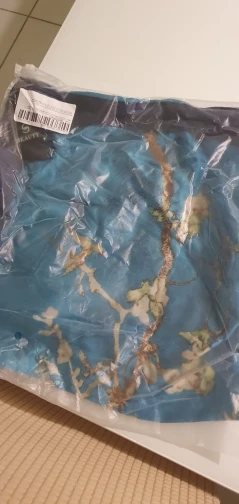 Elegant Long Headband Yellow Floral Silk Scarf photo review