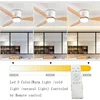 Modern Led Ceiling Fan Without Lights DC Motor 6 Speeds Timing Fans 20CM Low Floor Loft Remote Control Lux&vitae Fan With Lights 3