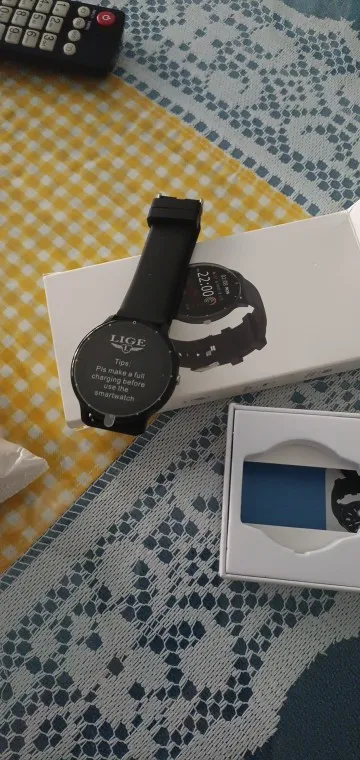 LIGE 2026 reloj inteligente mujeres hombres señoras regalo deporte Fitness hombres relojes Monitor de ritmo cardíaco reloj inteligente impermeable para Android IOS photo review