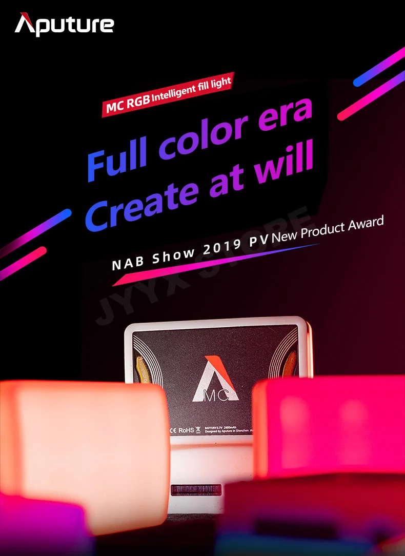 Aputure Amaran AL-MC MC RGB LED Light On-Camera Fill Light