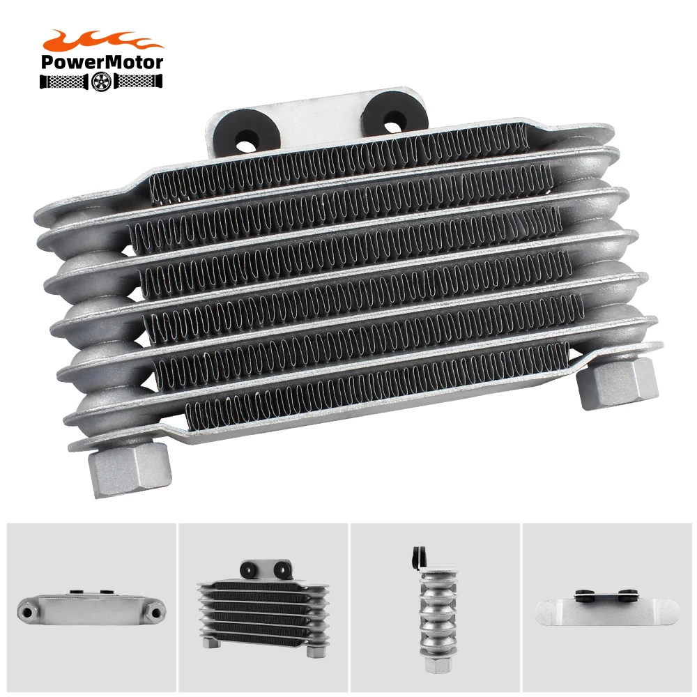 

Radiator Oil Coole Motorcycle Accessories Motor 6 Row for 250cc Engine Cooling 2T 4T Universal Dirt Bike Enduro Motocross Parts