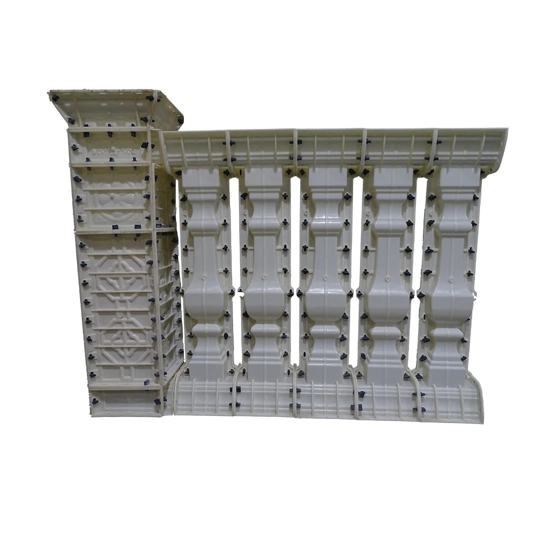 5 Per Meter ABS Terrace Casting decorative handrail vase column concrete Fence form balustrade mold