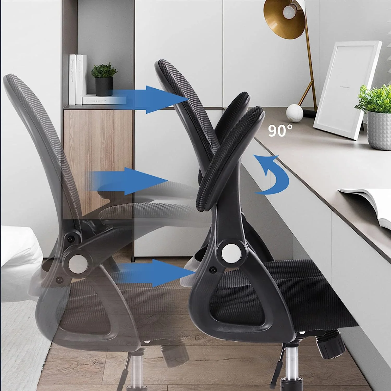 كرسي ألعاب AnneFish مريح للكمبيوتر والمكتب المنزلي...