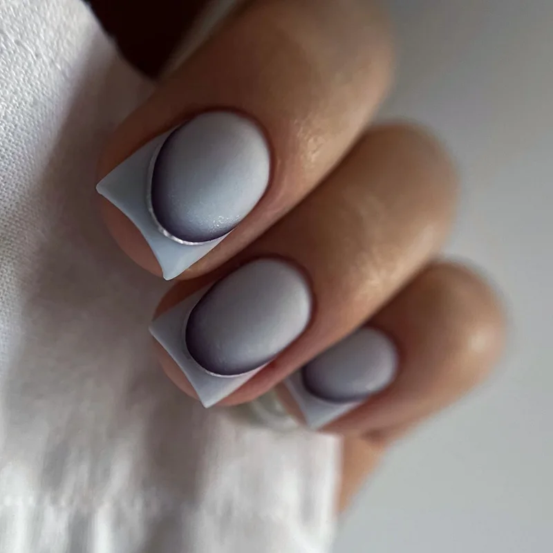 DUKASOU Nagelaufkleber Farbverlauf – Selbstklebend, Blumen-Design, Für Ombre Nail Art