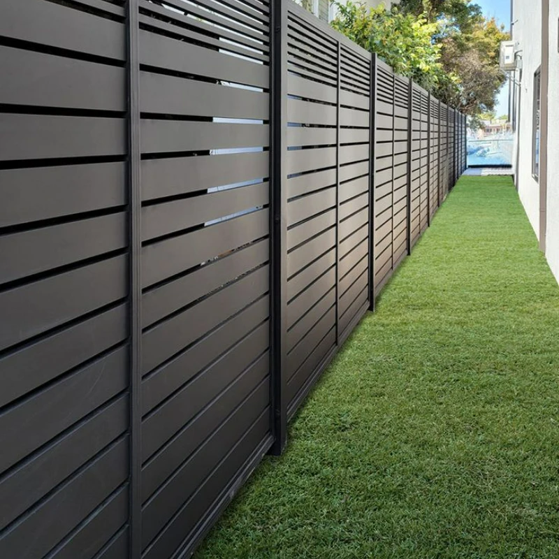 China Foshan aluminum privacy safety modern house high security home fencing panel garden lattice cheap swimming pool
