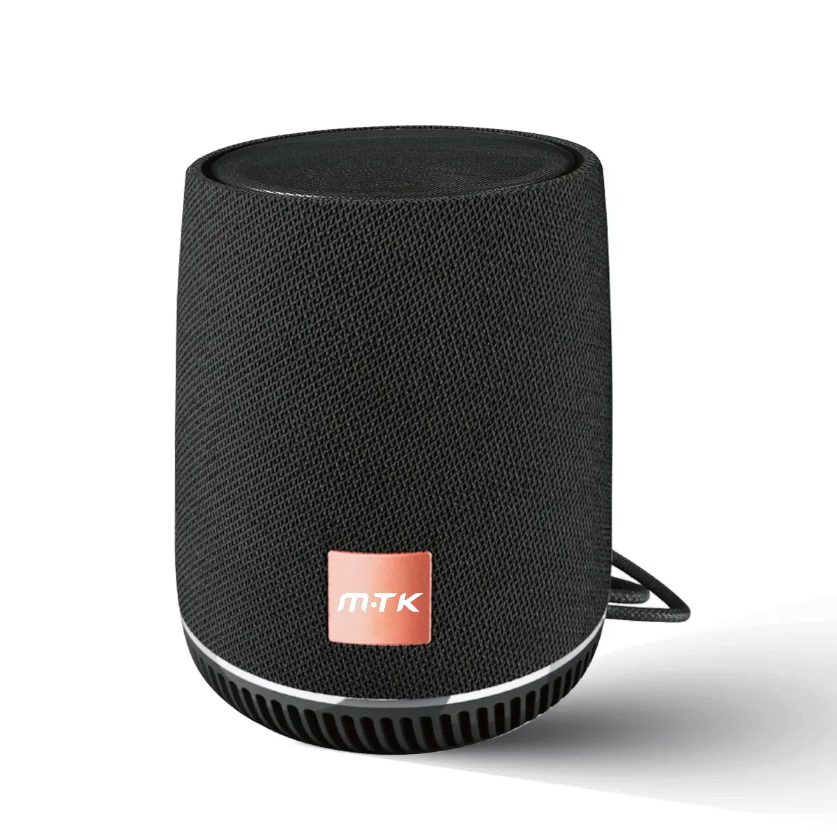Mini Bocina Bluetooth Portatil 5.0,500mah Mini Altavoz Inalámbrico con Manos Libres/Micro USB/Radio FM/TF, Compatible con Phone, Tablet, Computadores, Ideal para Viajar, Campear, Negro