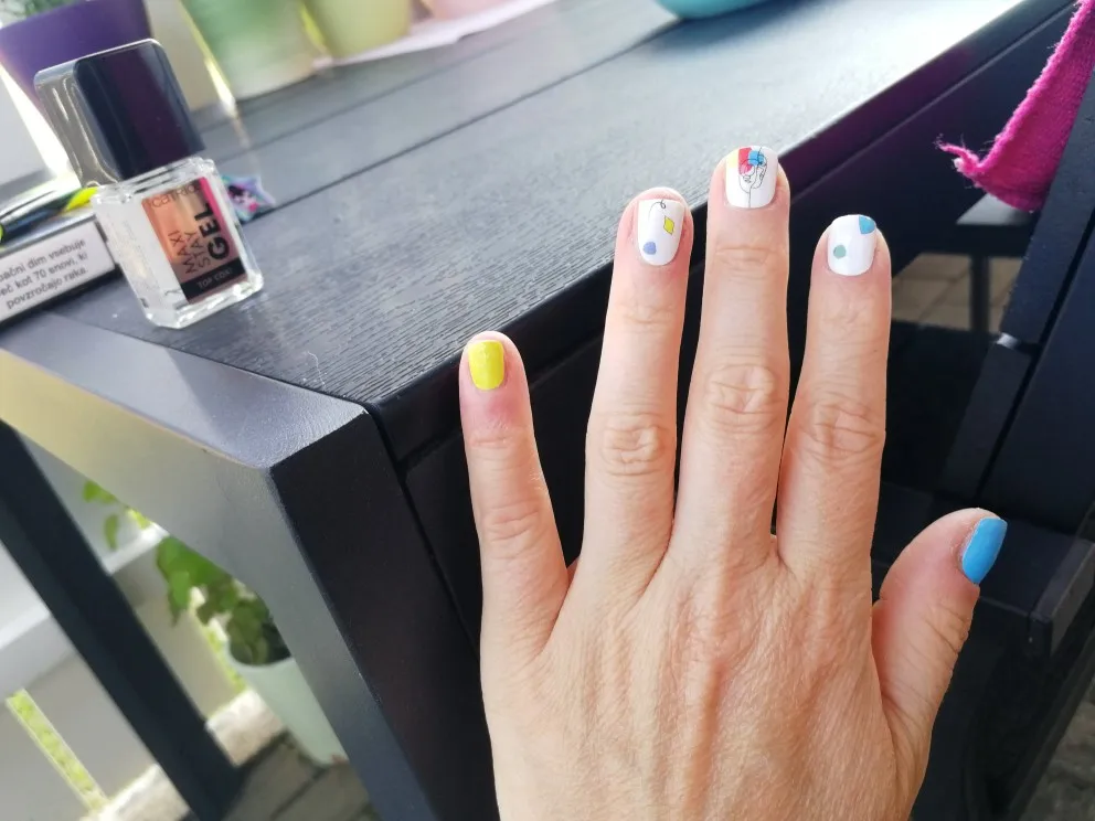 Summer Vibes: 2022 Ins Style Nail Stickers for Colorful Manicures photo review