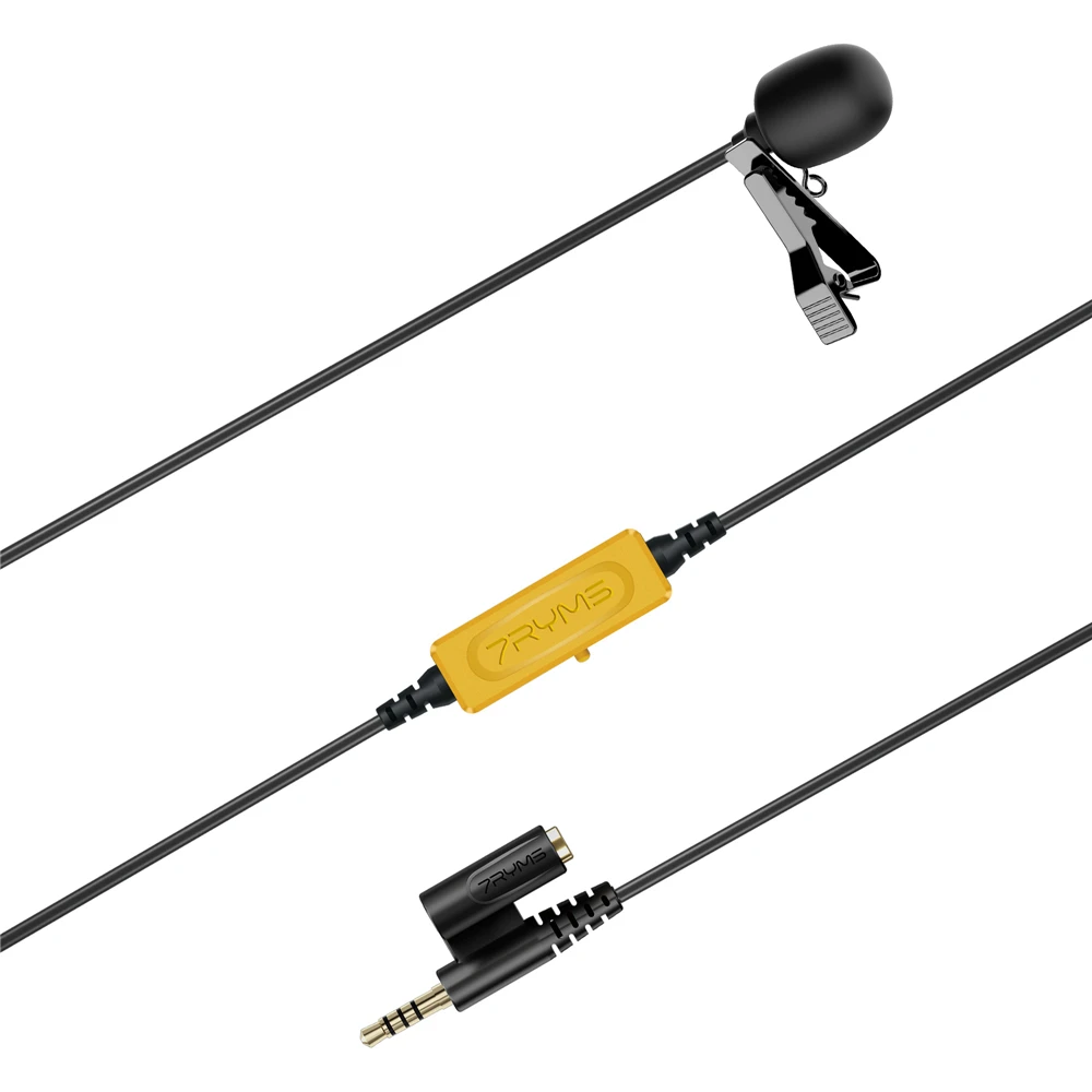 7Ryms S.LAV 01 6m Portable Omnidirectional Condenser Monitor Lavalier Microphone