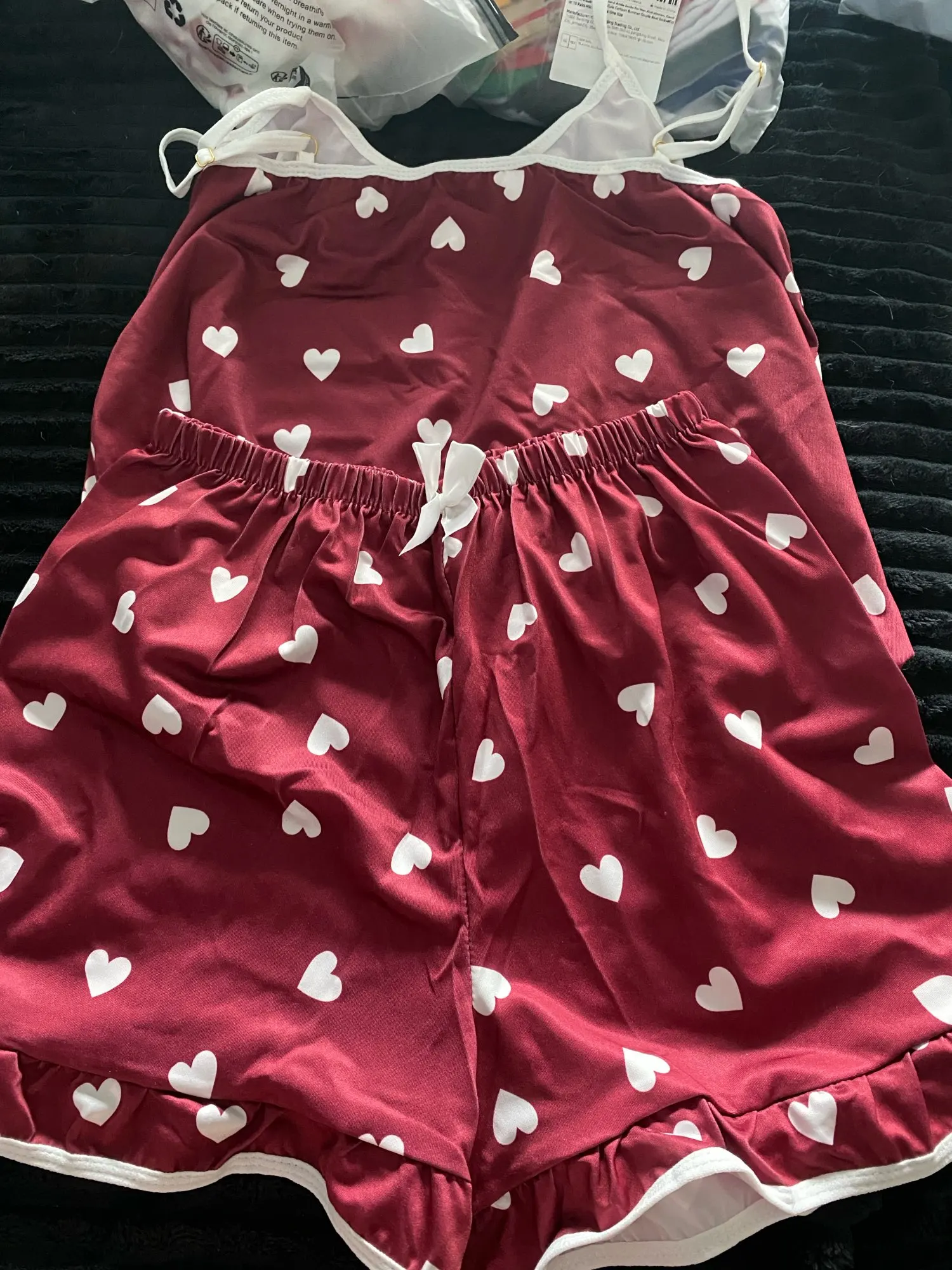 Luxe Spaghetti Strap Summer PJ Set - Breathable Comfort Sleepwear photo review