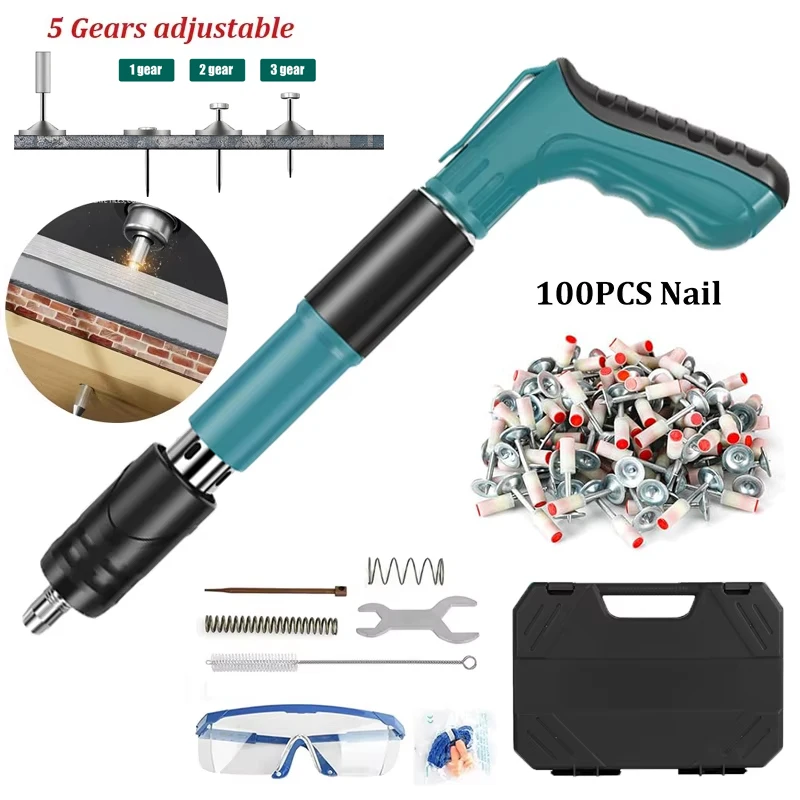 Mini Handheld Steel Nail Gun Manual Rivet Gun Concrete Wall Anchor Wire ...