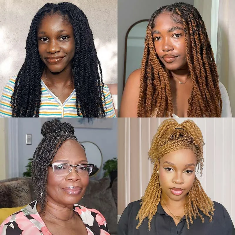 Peruvian Bulk Hair No Attachment Afro Kinky Curly Human Hair Bulk Rebecca Queen Virgin Remy Dreadlock QVR 30# Brown Braids, human hair extensions,human hair bundles,braiding hair extensions,human braiding hair