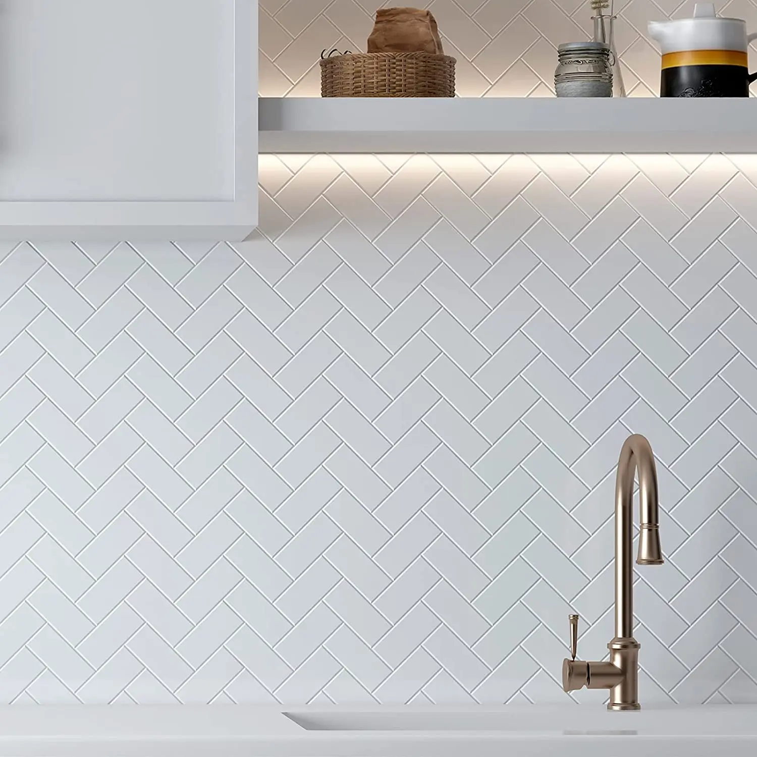10pcs 3D Imitation Tile Self-Adhesive Wall Stickers Peel And Stick Wall Tiles Heat-resistant And Waterproof Wallpaper Home Decor
