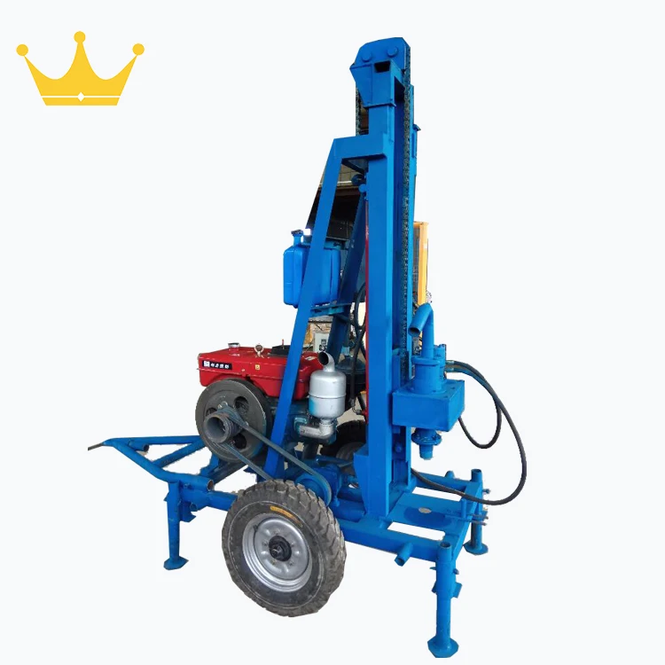 Hydraulic 25HP Diesel Type of Rotary Water Well Drilling Rig with Wholesale Price 6