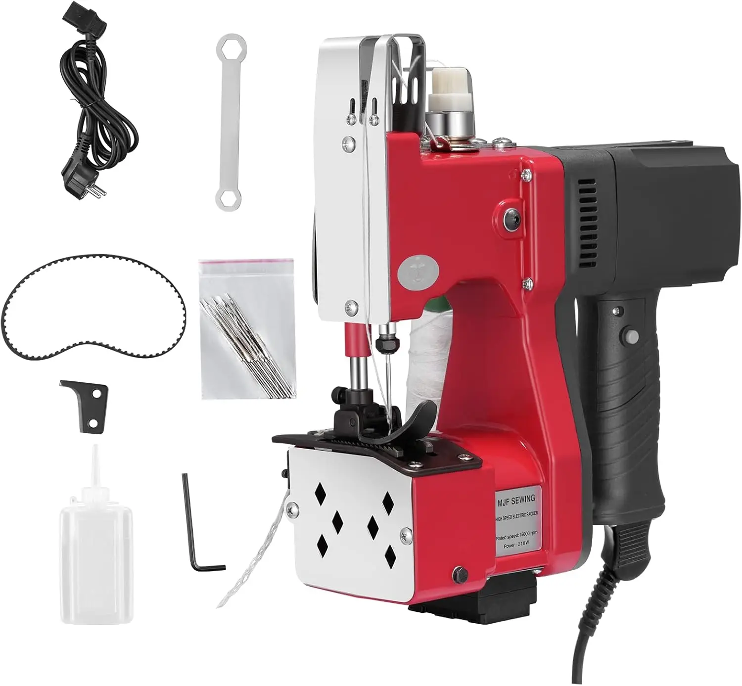 Macchina da cucire portatile elettrica GK9-710 ad alta velocità per sacchi tessuti, sacchi di cotone, imballaggi alimentari, macchina industriale per la sigillatura.