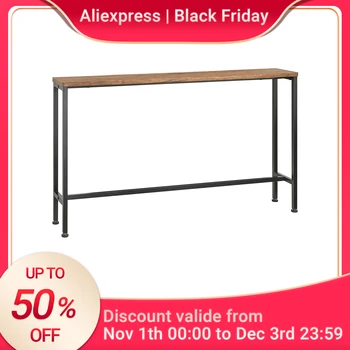 SoBuy FSB19 Slim Console Table for Hallway - Modern Sofa Table for Living Room & Entryway W120 x D20 x H65cm, 50kg Capacity