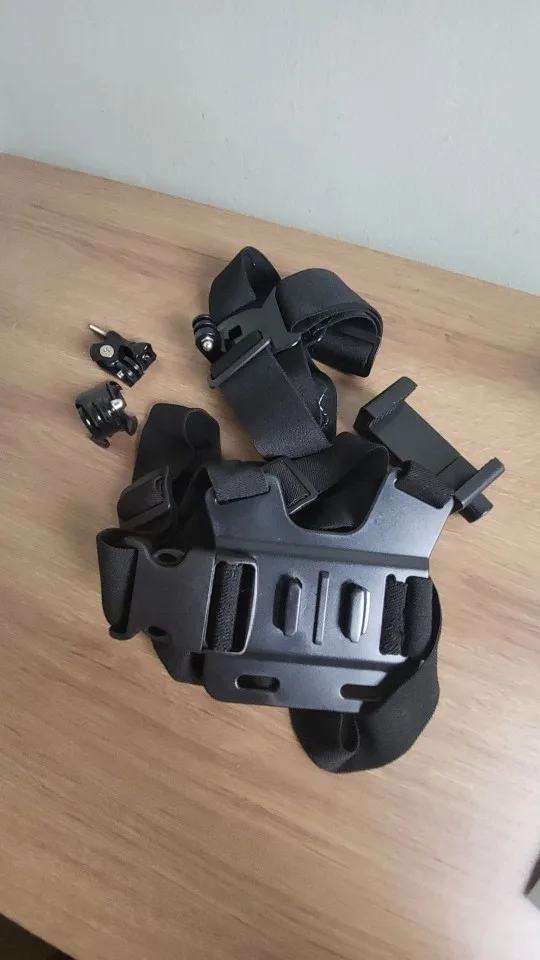 All-in-One Action Camera Accessories Kit Head Strap Chest Strap Mount Adjustable for GoPro Hero Phone Osmo SJCAM AKASO insta360 photo review