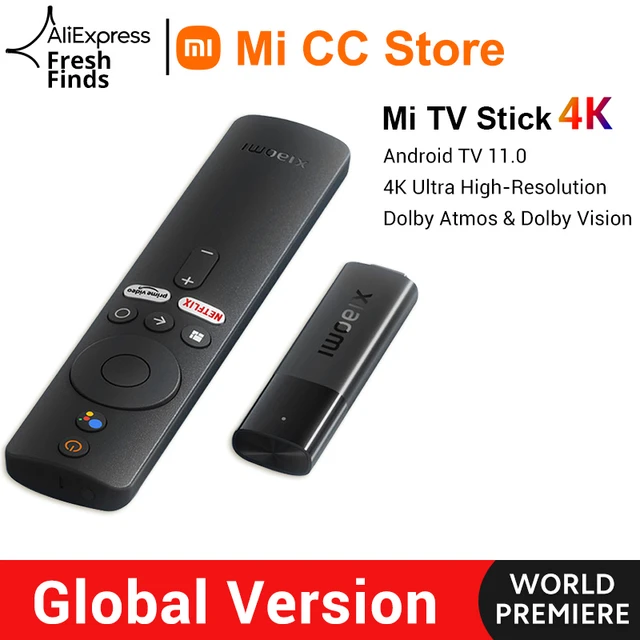 [World Premiere] Global Version Xiaomi Mi TV Stick 4K Android 11 Portable Streaming Media 2GB 8GB Multi Language BT5.0 TV Dongle 1