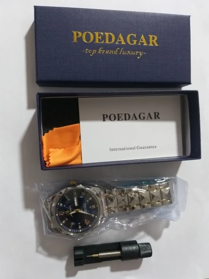 POEDAGAR Luxury Man Wristwatch photo review