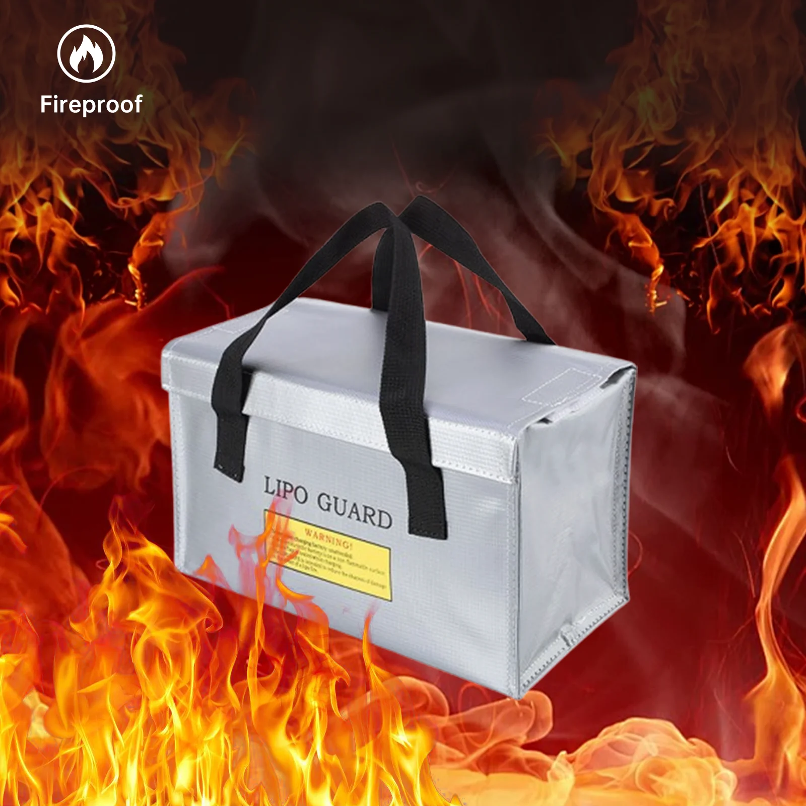 Sac ignifuge batterie drone RC anti-explosion rangement