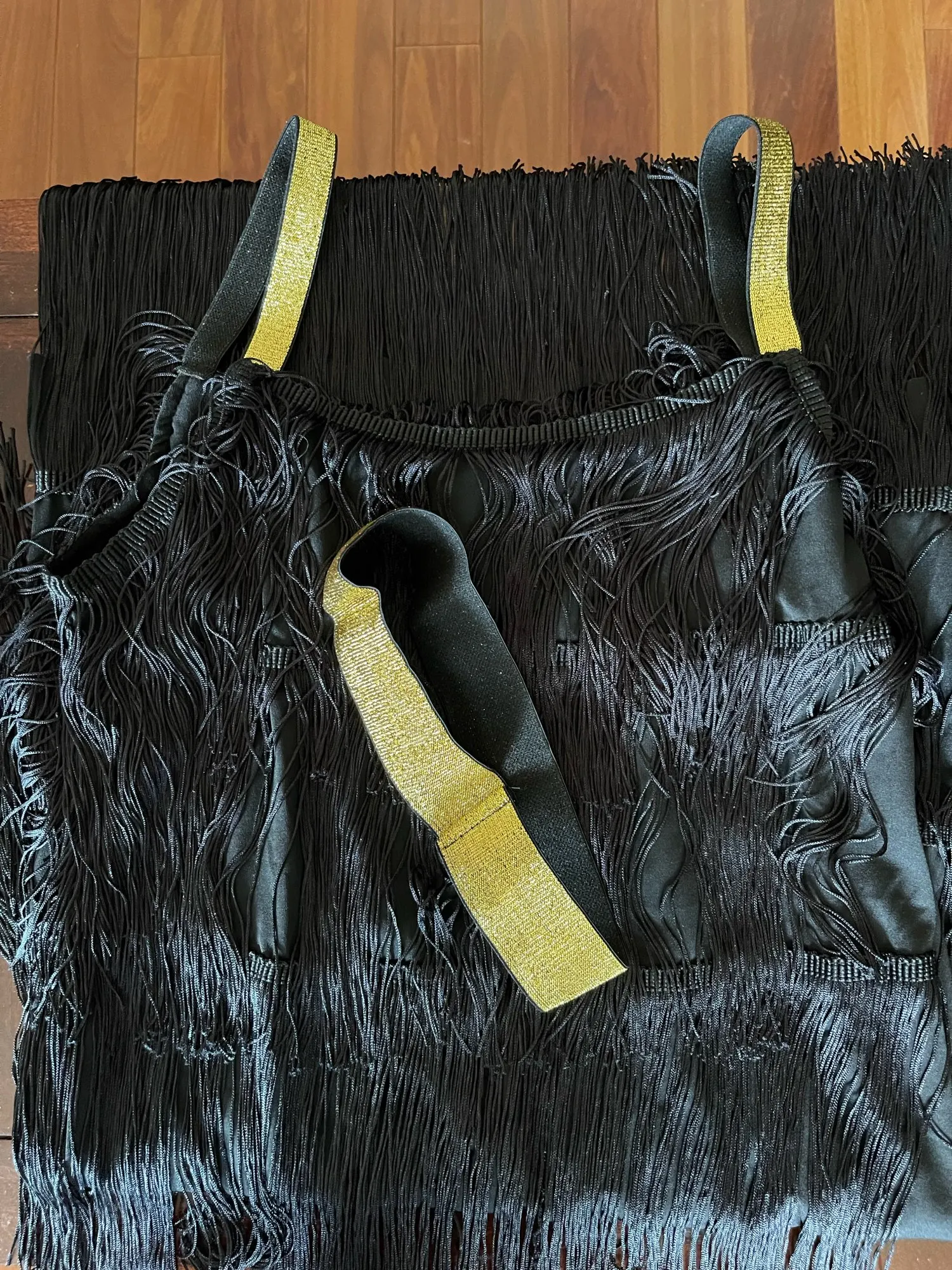 Women's Luxury Tassel Cocktail Dress photo review