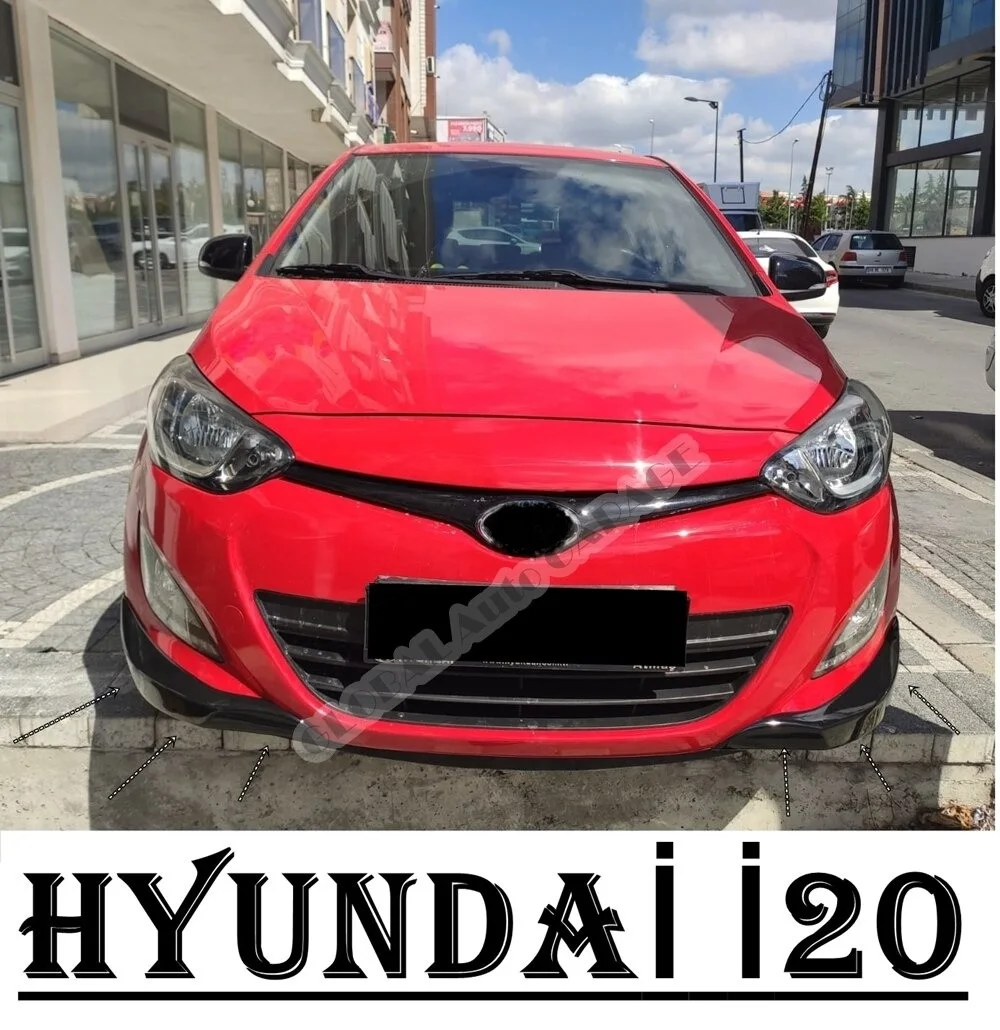 For-Hyundai-20-Front-Bumper-Attachment-Lip-2008-2020-Piano-Glossy-Black ...