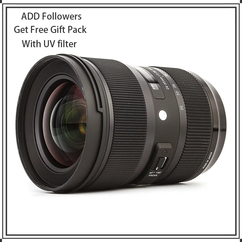 Sigma 24-35Mm F2 Dg Hsm Art Lens Per Nikon Canon Mount