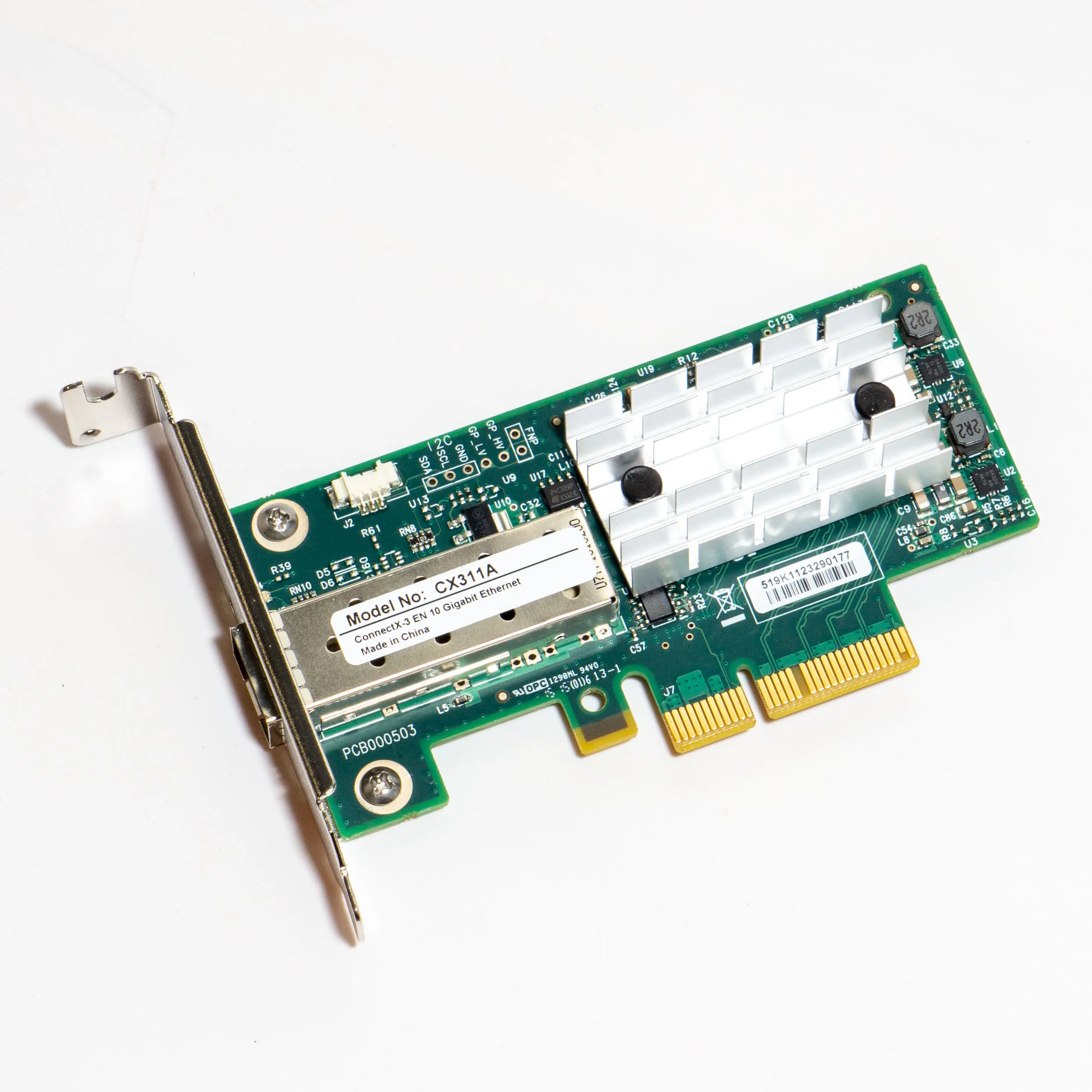 Conector Cx311a Ethernet en 10g 10 Gbps Sfp Mais Pcie Nic Mellanox-mcx311a-xcat