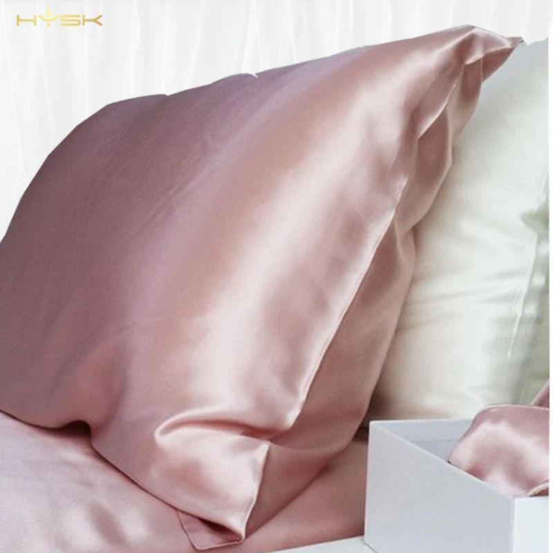 19mm Hysk 100 Natural Mulbery Envelop Silk Pillowcase Cover Double