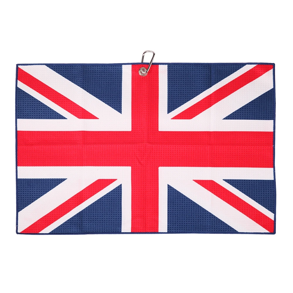 UK Scotland Flag Golf Waffle Towel 2