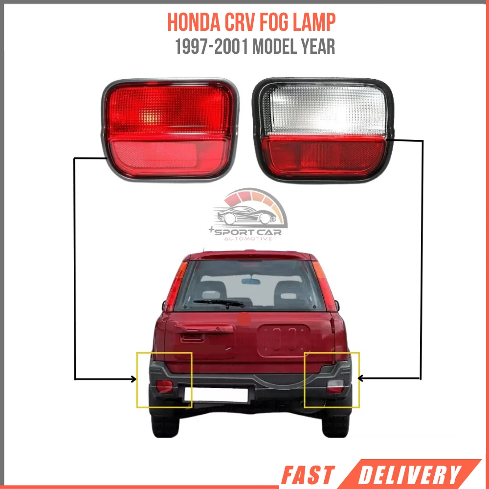 

For Honda CRV Rear Bumper Fog Lamp Right Left + Tool Sensor 1997-2001 33751s10g01 safe shopping, fast shipping