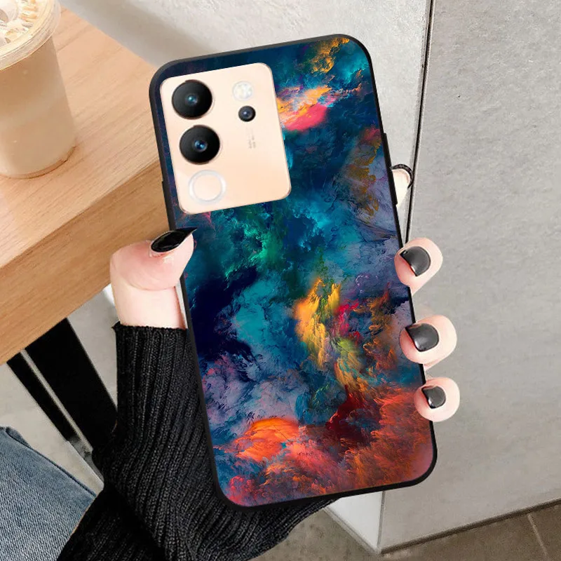 Sleek Black Soft Silicone TPU Protective Phone Case