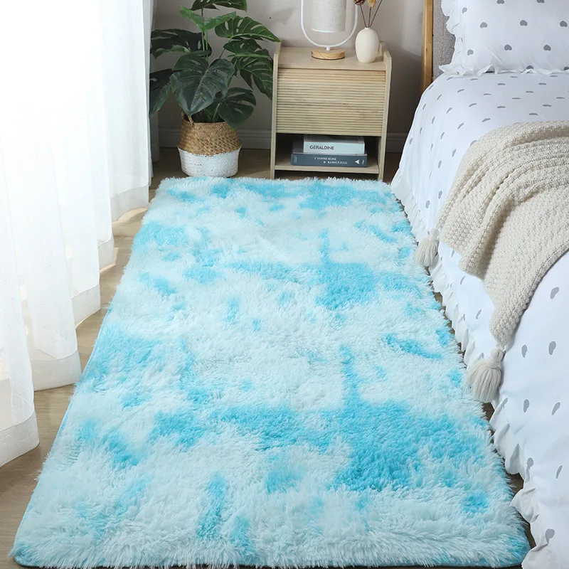 Warm carpet bedroom bedside blanket home living room girl room plush blanket under the bed 5