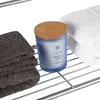 Over-the-toilet metal storage rack – 23.5”L x 70.5”H, silver 5
