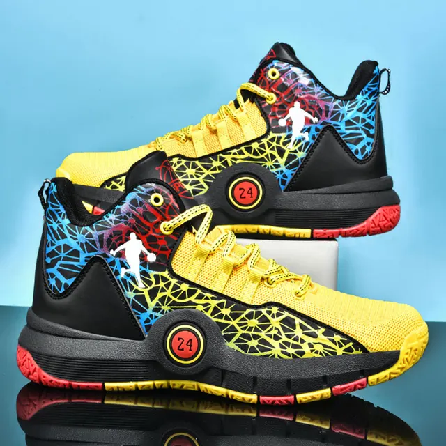 Free shipping 2022 NEW Unisex Red Sneakers for Men Mesh Sports Trainers Running Shoes Summer Male Women  35-47 Size Breathable 803-No.24 Yellow