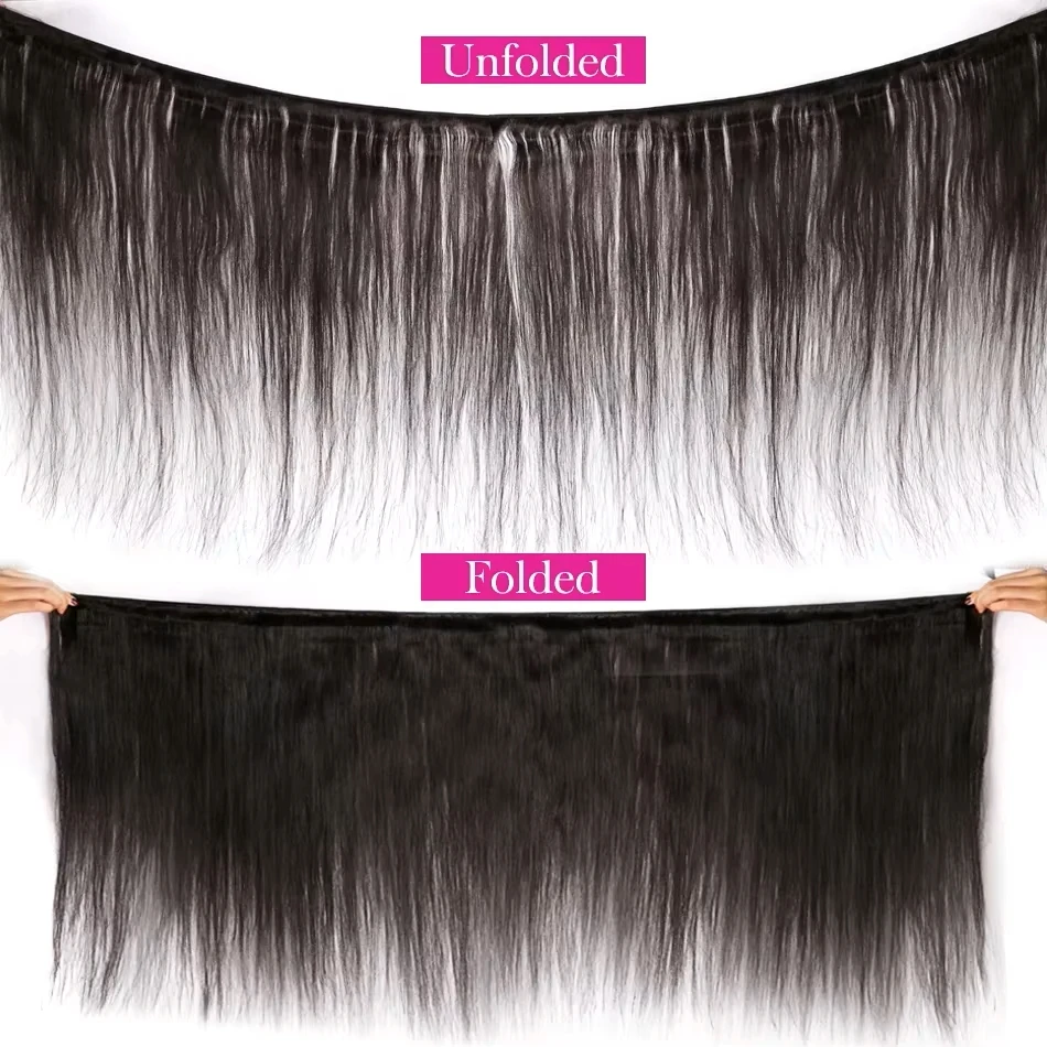 12A Straight Human Hair Bundles 24 26 28 Inch Unprocessed Natural Virgin Hair Weave 3 Bundles Human Hair Extensions For Women 6