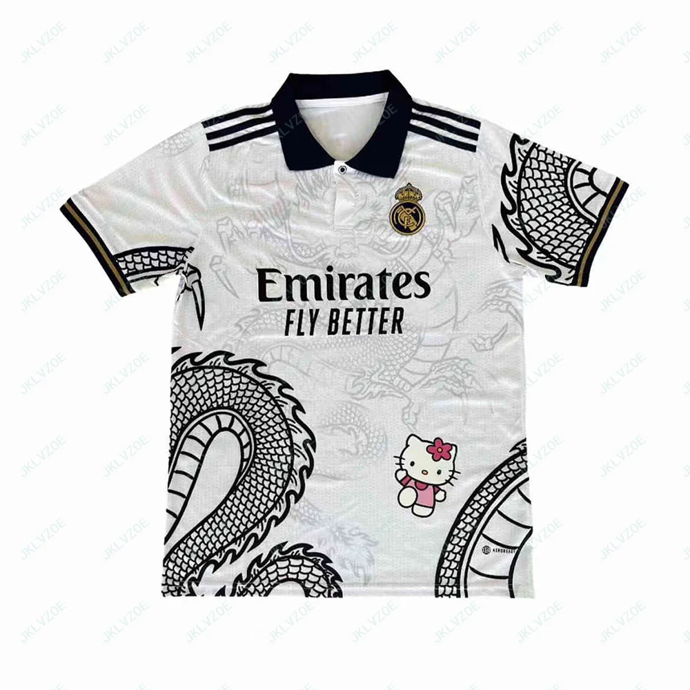 24/25 New Arriavl Cartoon Pink Kawaii Hello Kitty Jersey Men Women Kid Vacation Matching Jersey Fans Kit Special Edition Kit
