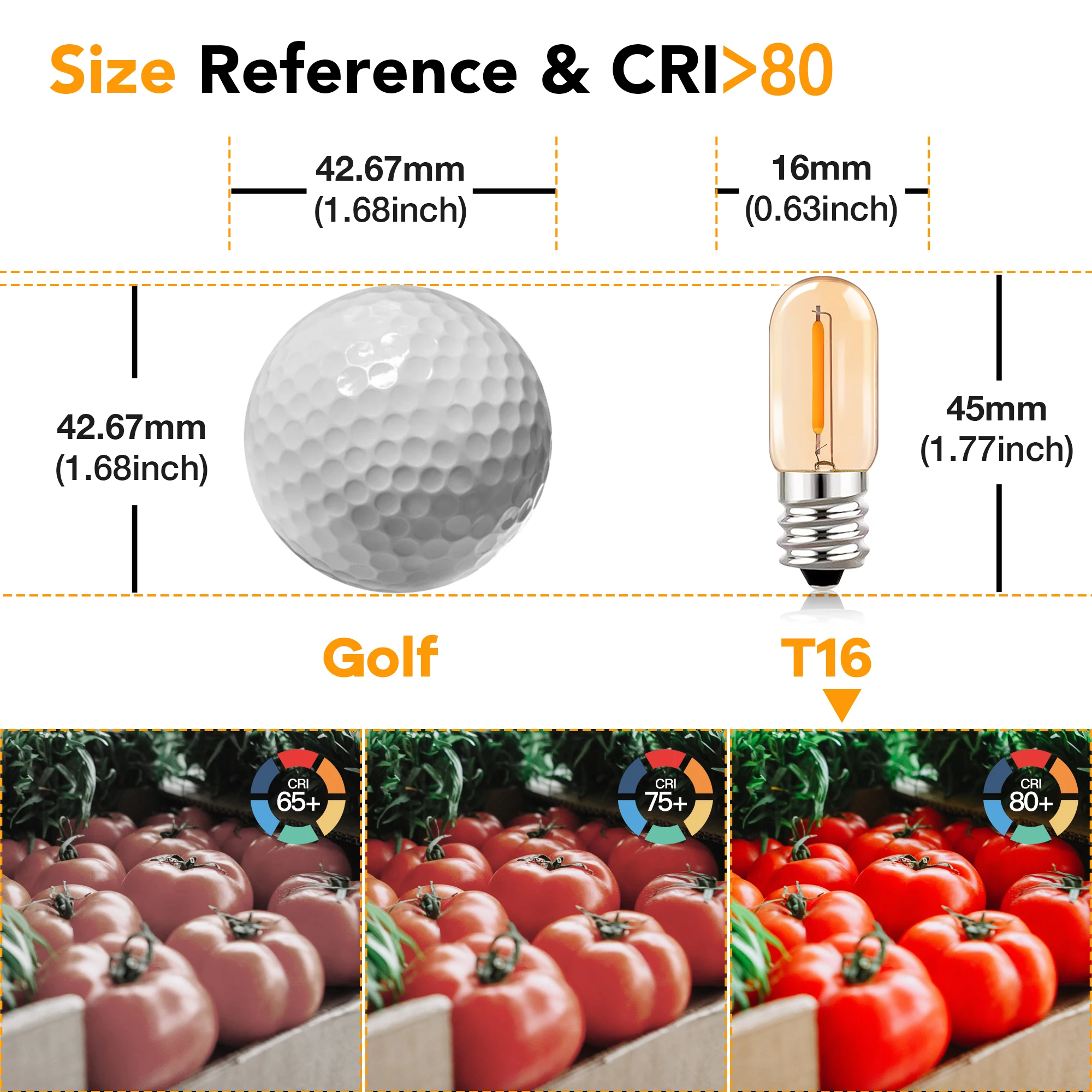 6pcs T16 빈티지 Led 전구 E14 E12 0.6W LED 필 라 멘 트 전구 220V 110V 따뜻한 흰색 용암 램프 교체 전구 홈 인테리어
