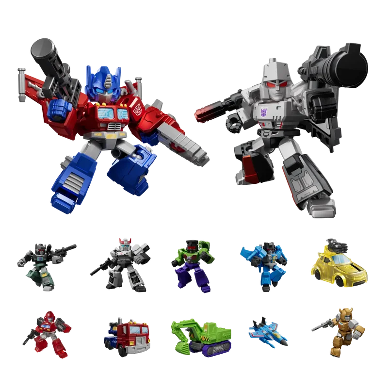 Original Blokees Transformers Defender Version 01 Shattered Alliance Single Blind Box Optimus Prime Megatron Metal 5cm Mini Figure Model Kit Figura Armable Caja Sorpresa Robot Juguete Coleccionable Envío desde México