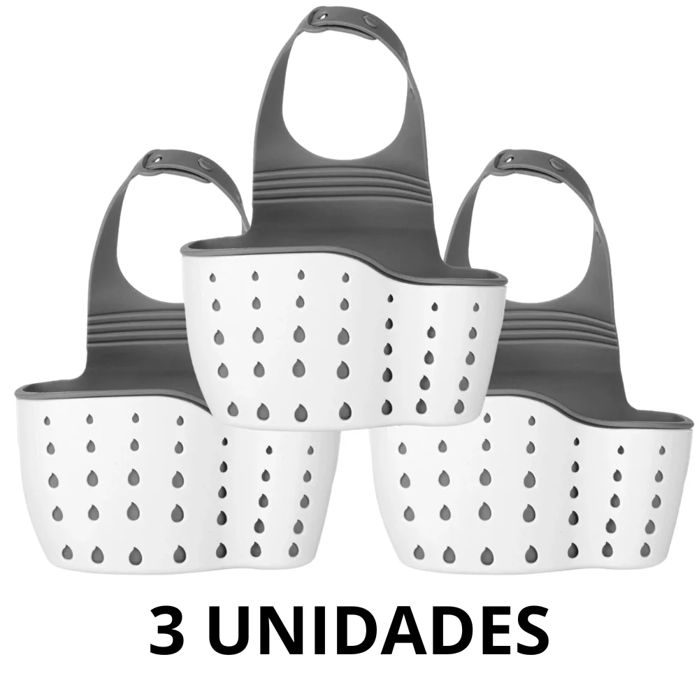 Kit 3 Com Cestas de Drenagem Dupla Camada Multifuncionais Lavagem De Vegetais e Frutas – Eficiência Prático e Organizado 12