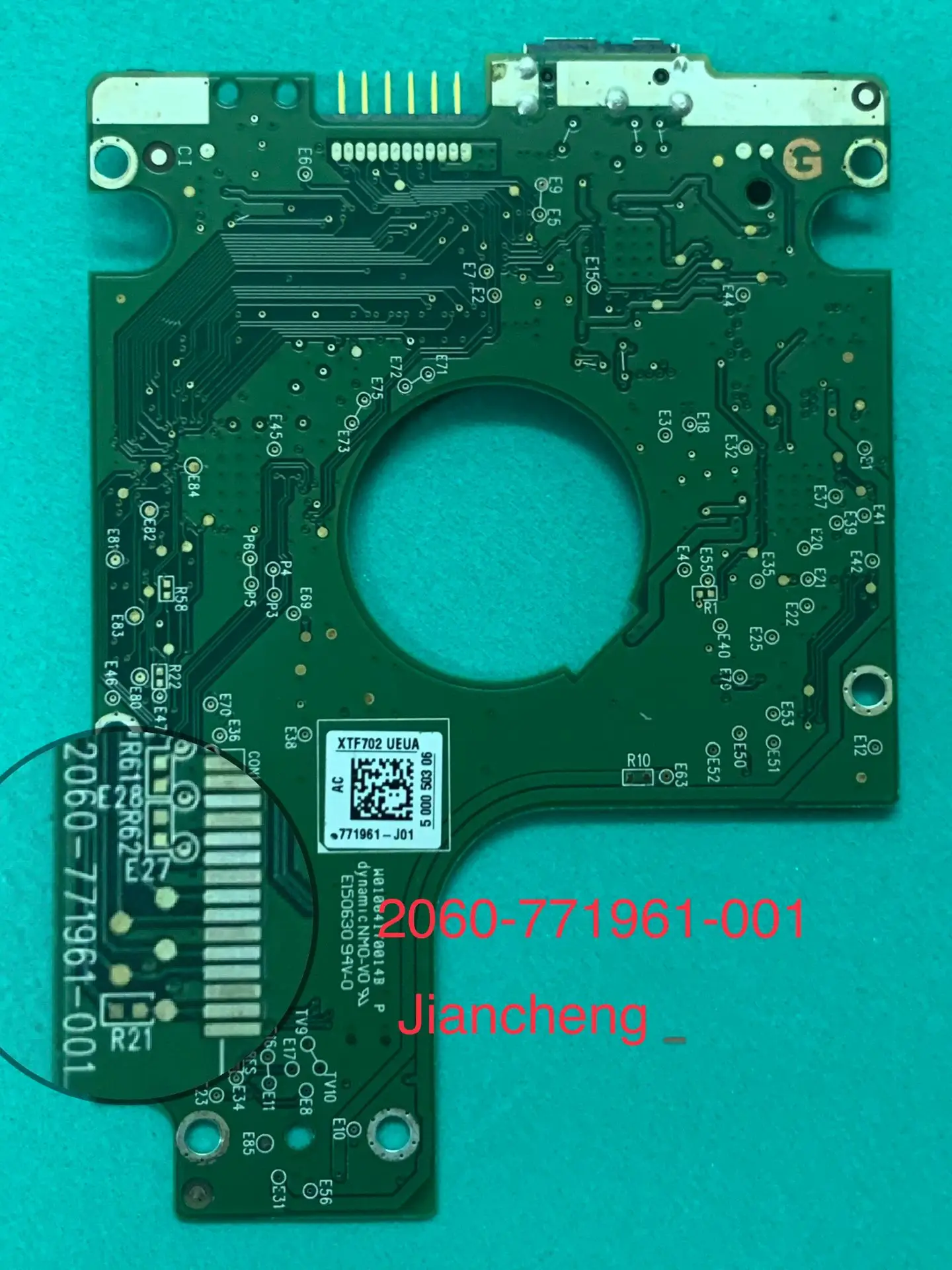 Фото WD5000BMVW WD10JMVW / HDD PCB USB 3,0/2060-771961-001 REV A ,2060-771961-001 REV B 2060 771961 001 / 771961-F01 , -101 , -G01 №1