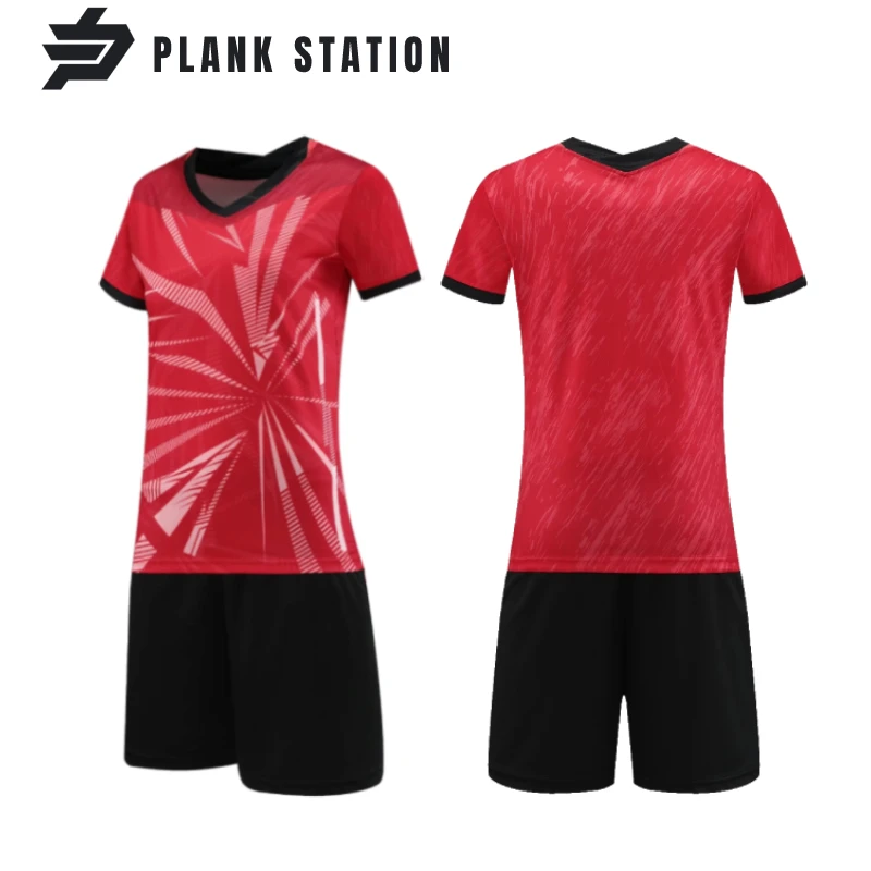 Volleyball Set Women Badminton Jersey T Shirt And Shorts Uniform New Table Tennis Quick Drying Polyester Training Suits