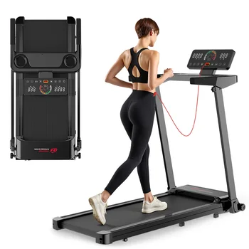Home Tapis roulant per persone pesanti Tapis roulant pieghevole inclinato 1-12 km Tapis roulant per la casa 12 programmi preimpostati Display LCD