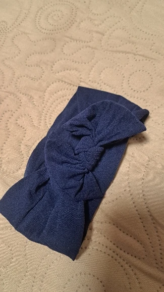 Cute Floral Nylon Baby Headband photo review