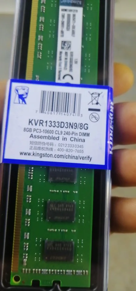 Kingston PC Memory RAM PC2 DDR2 2GB 800Mhz 667MHz PC3 DDR3 4GB 8GB 1333MHZ 1600MHZ 1866MHz ddr3 ram Desktop Memory Model photo review